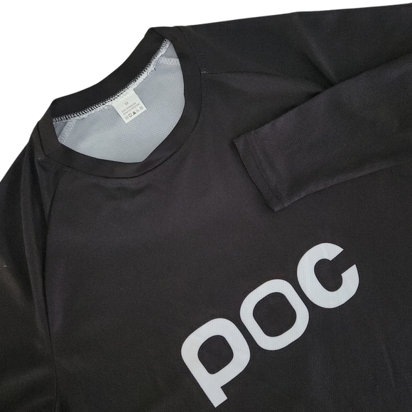 POC Long Sleeve MTB Jersey – Medium – Black Cycling Top - Picture 2 of 9